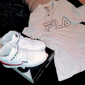 Fila Shirt & Shoes